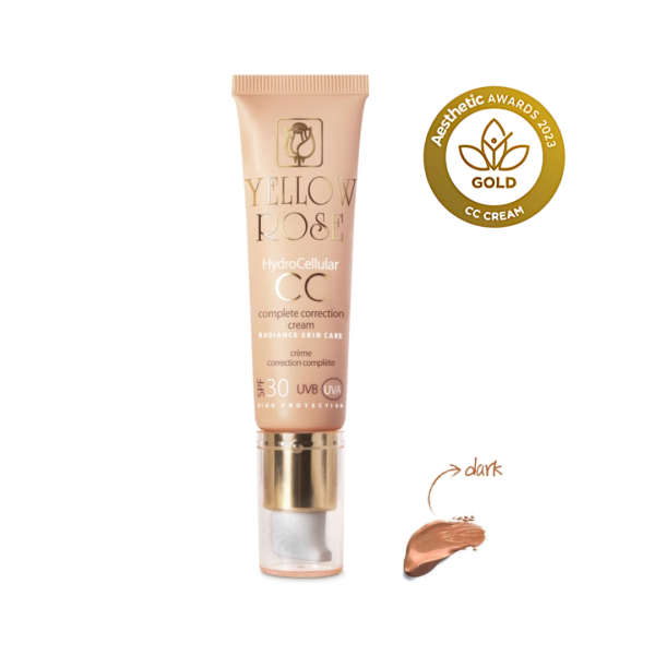 YELLOW ROSE <br /> Daugiafunkcinis Tonalinis CC veido kremas (Dark), 30ml